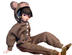 bear PJ's Lain doll